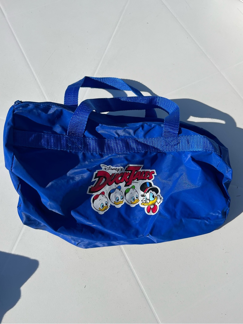 Vintage duck tales small duffle bag